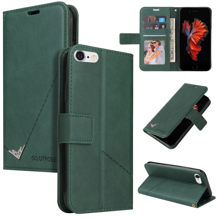 Custodia per telefono in pelle ad angolo retto GQUTROBE, For iPhone XS Max, For iPhone 7 Plus / 8 Plus, For iPhone 6 Plus / 6s Plus, For iPhone 6 / 6S