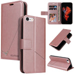 Custodia per telefono in pelle ad angolo retto GQUTROBE, For iPhone XS Max, For iPhone 7 Plus / 8 Plus, For iPhone 6 Plus / 6s Plus, For iPhone 6 / 6S