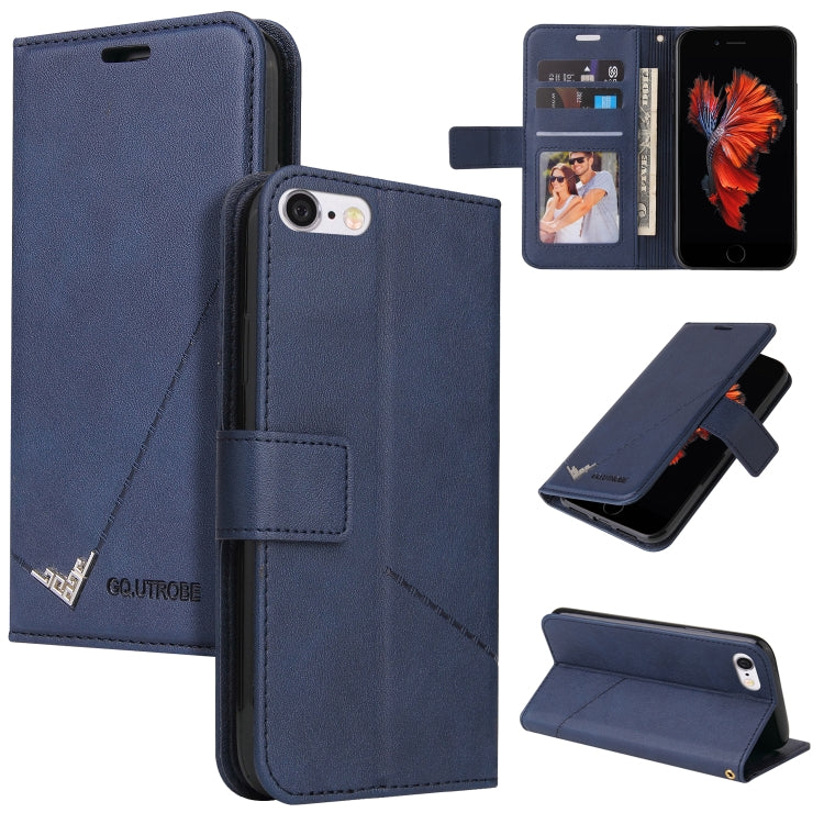 Custodia per telefono in pelle ad angolo retto GQUTROBE, For iPhone XS Max, For iPhone 7 Plus / 8 Plus, For iPhone 6 Plus / 6s Plus, For iPhone 6 / 6S