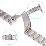 Cinturino in metallo con tre perline per Apple Watch