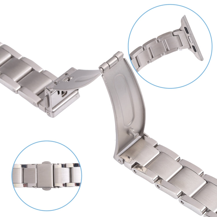 Cinturino in metallo con tre perline per Apple Watch