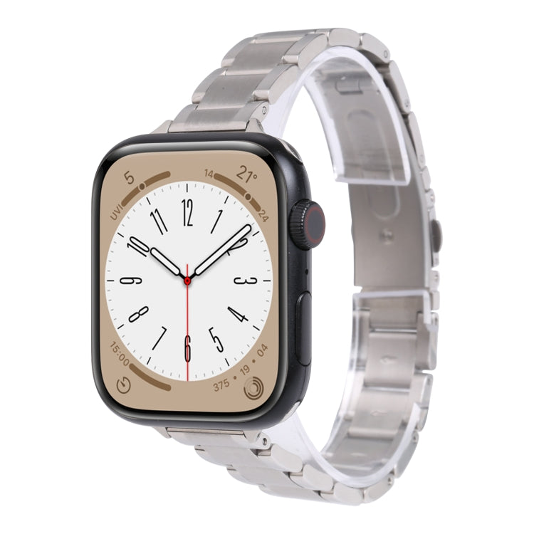 Cinturino in metallo con tre perline per Apple Watch