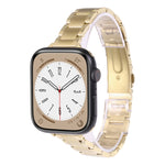 Cinturino in metallo con tre perline per Apple Watch