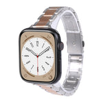 Cinturino in metallo con tre perline per Apple Watch
