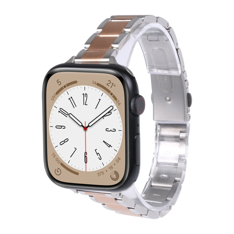 Cinturino in metallo con tre perline per Apple Watch