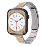 Cinturino in metallo con tre perline per Apple Watch