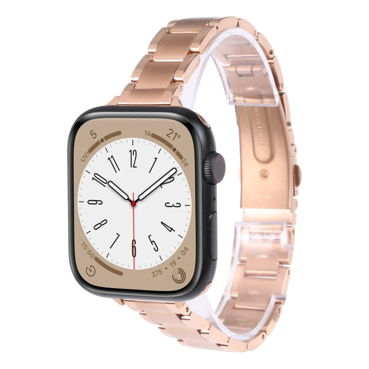 Cinturino in metallo con tre perline per Apple Watch