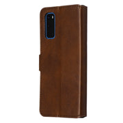 Custodia portafoglio in pelle con slot carte per Galaxy S20