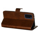 Custodia portafoglio in pelle per Samsung Galaxy S20
