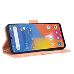 Custodia per telefono in pelle con slot per schede di consistenza al polpaccio, For Consumer Cellular ZMax 5G, For HTC Desire 22 Pro, For Motorola Moto E32s / G22, For Motorola Moto G32