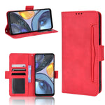 Custodia per telefono in pelle con slot per schede di consistenza al polpaccio, For Consumer Cellular ZMax 5G, For HTC Desire 22 Pro, For Motorola Moto E32s / G22, For Motorola Moto G32