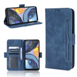 Custodia per telefono in pelle con slot per schede di consistenza al polpaccio, For Consumer Cellular ZMax 5G, For HTC Desire 22 Pro, For Motorola Moto E32s / G22, For Motorola Moto G32