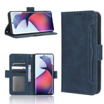 Custodia per telefono in pelle con slot per schede di consistenza al polpaccio, For Motorola Moto S30 Pro 5G, For Motorola Moto X30 Pro 5G / Edge 30 Ultra, For Nothing Phone 1, For OPPO A57 5G / 4G