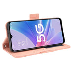 Custodia per telefono in pelle con slot per schede di consistenza al polpaccio, For OPPO A97 5G, For Realme GT2 Explorer Master, For TCL 30 XL, For vivo Y02s
