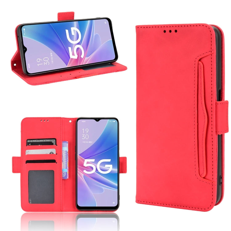Custodia per telefono in pelle con slot per schede di consistenza al polpaccio, For OPPO A97 5G, For Realme GT2 Explorer Master, For TCL 30 XL, For vivo Y02s