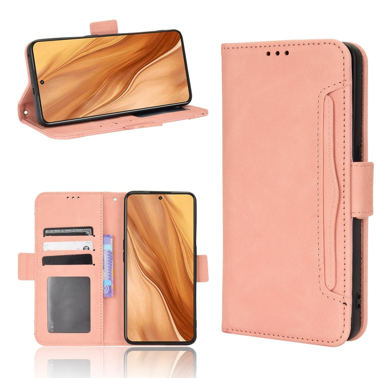 Custodia per telefono in pelle con slot per schede di consistenza al polpaccio, For OPPO A97 5G, For Realme GT2 Explorer Master, For TCL 30 XL, For vivo Y02s