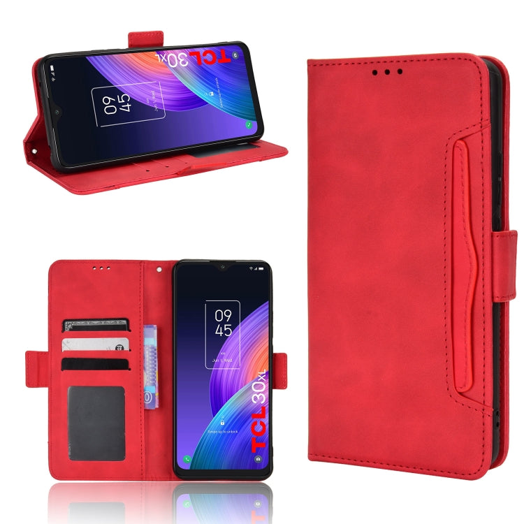 Custodia per telefono in pelle con slot per schede di consistenza al polpaccio, For OPPO A97 5G, For Realme GT2 Explorer Master, For TCL 30 XL, For vivo Y02s