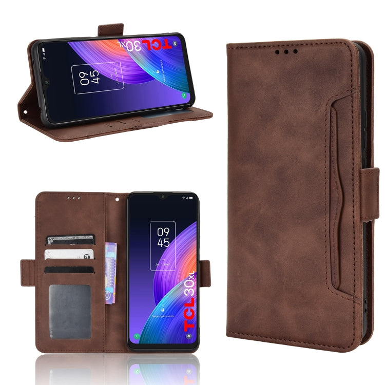 Custodia per telefono in pelle con slot per schede di consistenza al polpaccio, For OPPO A97 5G, For Realme GT2 Explorer Master, For TCL 30 XL, For vivo Y02s
