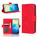 Custodia per telefono in pelle con slot per schede di consistenza al polpaccio, For OPPO A97 5G, For Realme GT2 Explorer Master, For TCL 30 XL, For vivo Y02s