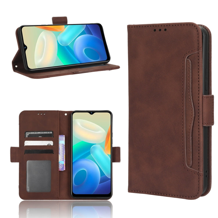 Custodia per telefono in pelle con slot per schede di consistenza al polpaccio, For OPPO A97 5G, For Realme GT2 Explorer Master, For TCL 30 XL, For vivo Y02s
