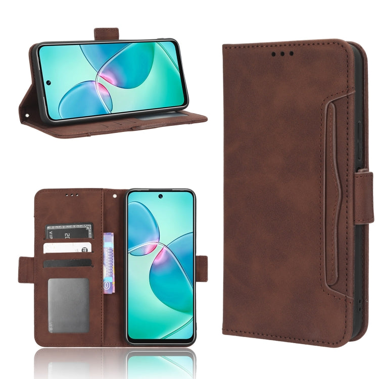 Custodia per telefono in pelle con slot per schede di consistenza al polpaccio, For vivo Y77 5G, For Infinix Note 12 G96, For Infinix Note 12 VIP, For Infinix Note 12i