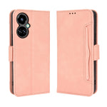 Custodia per telefono in pelle con slot per schede di consistenza al polpaccio, For Tecno Camon 19 Pro, For Tecno Camon 19, For Tecno Pova 3, For Tecno Spark 9 Pro, For ASUS ROG Phone 6 / 6 Pro