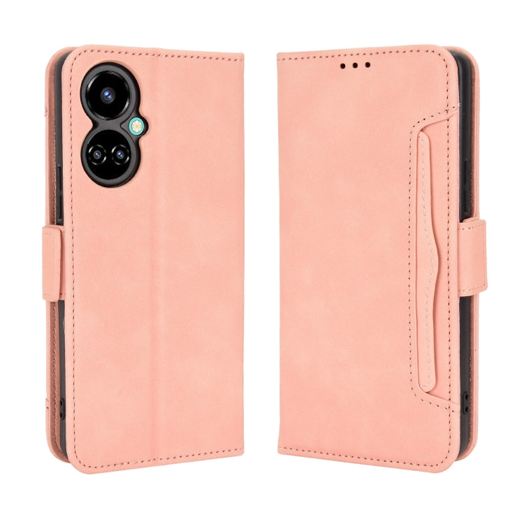 Custodia per telefono in pelle con slot per schede di consistenza al polpaccio, For Tecno Camon 19 Pro, For Tecno Camon 19, For Tecno Pova 3, For Tecno Spark 9 Pro, For ASUS ROG Phone 6 / 6 Pro
