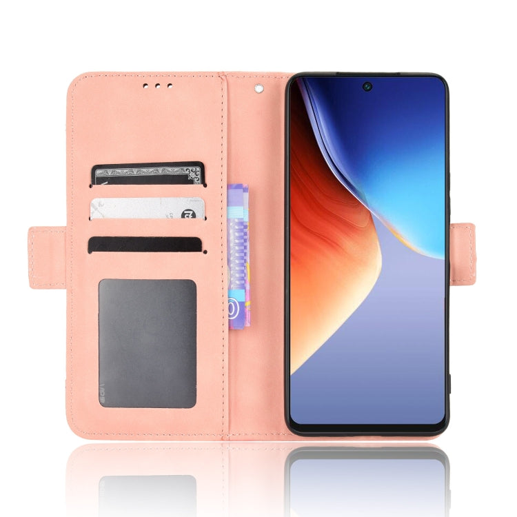 Custodia per telefono in pelle con slot per schede di consistenza al polpaccio, For Tecno Camon 19 Pro, For Tecno Camon 19, For Tecno Pova 3, For Tecno Spark 9 Pro, For ASUS ROG Phone 6 / 6 Pro