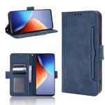 Custodia per telefono in pelle con slot per schede di consistenza al polpaccio, For Tecno Camon 19 Pro, For Tecno Camon 19, For Tecno Pova 3, For Tecno Spark 9 Pro, For ASUS ROG Phone 6 / 6 Pro