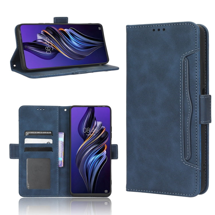 Custodia per telefono in pelle con slot per schede di consistenza al polpaccio, For Tecno Camon 19 Pro, For Tecno Camon 19, For Tecno Pova 3, For Tecno Spark 9 Pro, For ASUS ROG Phone 6 / 6 Pro
