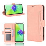 Custodia per telefono in pelle con slot per schede di consistenza al polpaccio, For Tecno Camon 19 Pro, For Tecno Camon 19, For Tecno Pova 3, For Tecno Spark 9 Pro, For ASUS ROG Phone 6 / 6 Pro