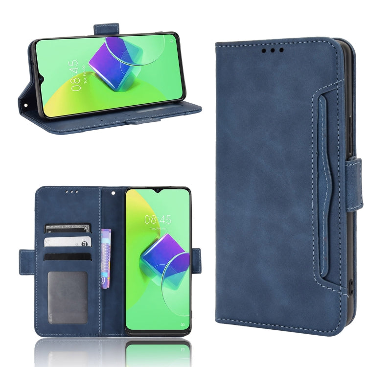 Custodia per telefono in pelle con slot per schede di consistenza al polpaccio, For Tecno Camon 19 Pro, For Tecno Camon 19, For Tecno Pova 3, For Tecno Spark 9 Pro, For ASUS ROG Phone 6 / 6 Pro