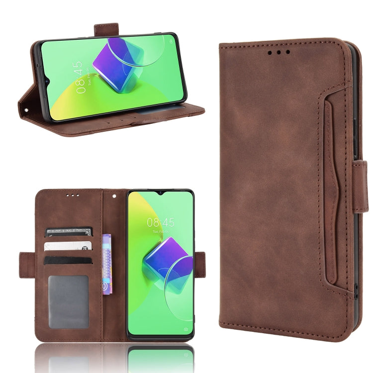 Custodia per telefono in pelle con slot per schede di consistenza al polpaccio, For Tecno Camon 19 Pro, For Tecno Camon 19, For Tecno Pova 3, For Tecno Spark 9 Pro, For ASUS ROG Phone 6 / 6 Pro
