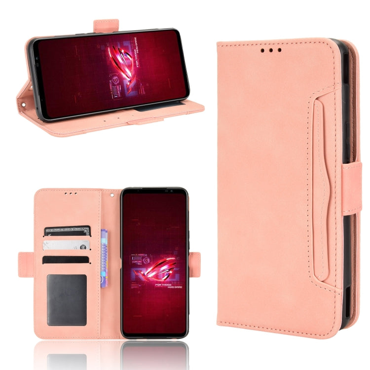 Custodia per telefono in pelle con slot per schede di consistenza al polpaccio, For Tecno Camon 19 Pro, For Tecno Camon 19, For Tecno Pova 3, For Tecno Spark 9 Pro, For ASUS ROG Phone 6 / 6 Pro