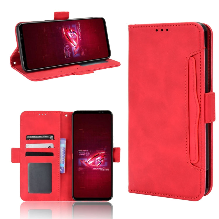 Custodia per telefono in pelle con slot per schede di consistenza al polpaccio, For Tecno Camon 19 Pro, For Tecno Camon 19, For Tecno Pova 3, For Tecno Spark 9 Pro, For ASUS ROG Phone 6 / 6 Pro