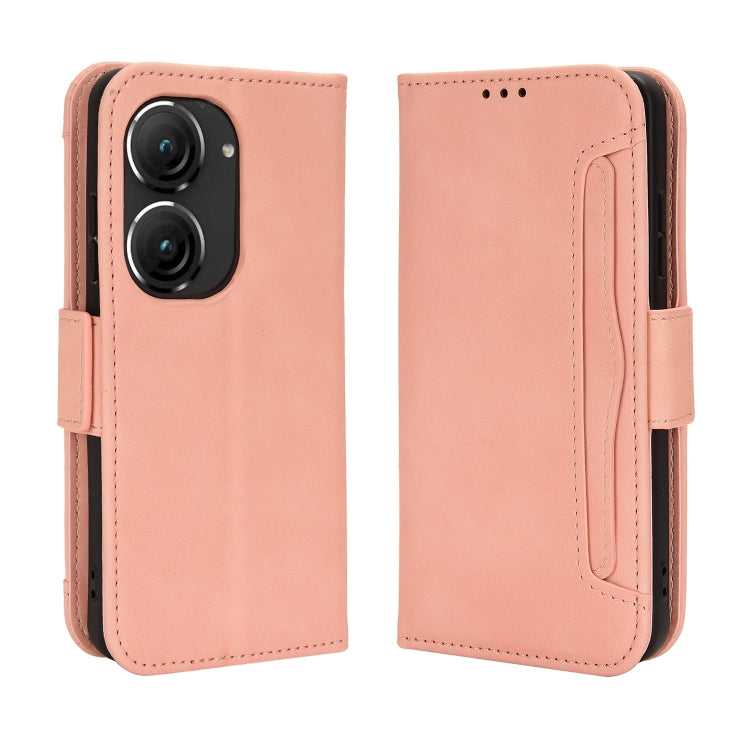 Custodia per telefono in pelle con slot per schede di consistenza al polpaccio, For ASUS Zenfone 9, For Huawei nova Y90, For Cubot X50, For Honor X40i