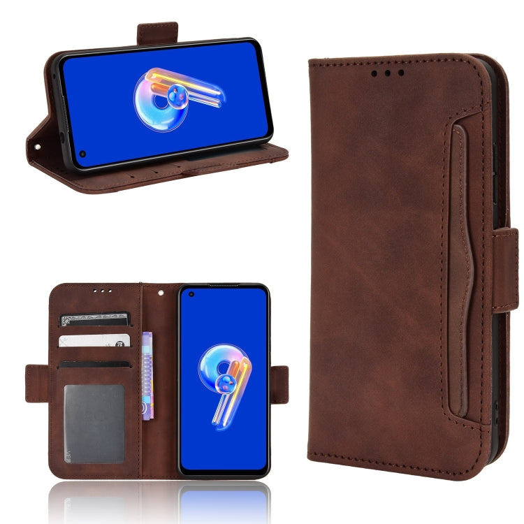 Custodia per telefono in pelle con slot per schede di consistenza al polpaccio, For ASUS Zenfone 9, For Huawei nova Y90, For Cubot X50, For Honor X40i