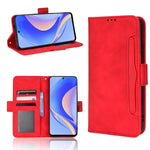 Custodia per telefono in pelle con slot per schede di consistenza al polpaccio, For ASUS Zenfone 9, For Huawei nova Y90, For Cubot X50, For Honor X40i