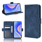 Custodia per telefono in pelle con slot per schede di consistenza al polpaccio, For ASUS Zenfone 9, For Huawei nova Y90, For Cubot X50, For Honor X40i