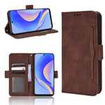 Custodia per telefono in pelle con slot per schede di consistenza al polpaccio, For ASUS Zenfone 9, For Huawei nova Y90, For Cubot X50, For Honor X40i