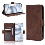 Custodia per telefono in pelle con slot per schede di consistenza al polpaccio, For ASUS Zenfone 9, For Huawei nova Y90, For Cubot X50, For Honor X40i