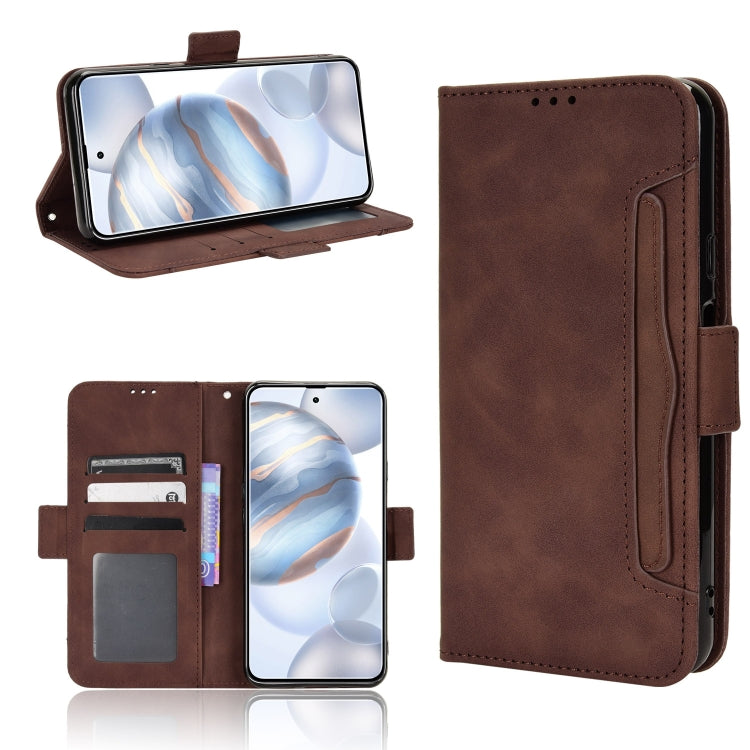 Custodia per telefono in pelle con slot per schede di consistenza al polpaccio, For ASUS Zenfone 9, For Huawei nova Y90, For Cubot X50, For Honor X40i