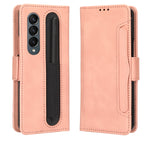 Custodia per telefono in pelle con slot per schede di consistenza al polpaccio, For Samsung Galaxy Z Fold4 5G, For HotPepper Serrano3, For OnePlus 10T 5G / Ace Pro 5G, For ZTE Avid 589 Z5158