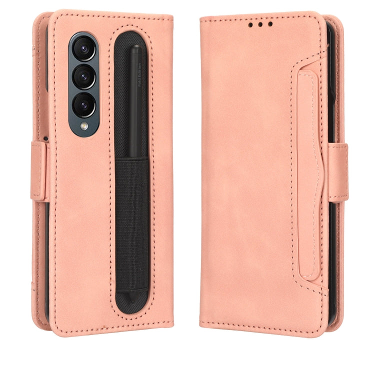 Custodia per telefono in pelle con slot per schede di consistenza al polpaccio, For Samsung Galaxy Z Fold4 5G, For HotPepper Serrano3, For OnePlus 10T 5G / Ace Pro 5G, For ZTE Avid 589 Z5158