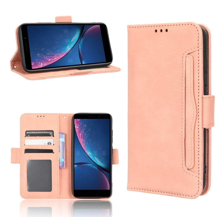 Custodia per telefono in pelle con slot per schede di consistenza al polpaccio, For Samsung Galaxy Z Fold4 5G, For HotPepper Serrano3, For OnePlus 10T 5G / Ace Pro 5G, For ZTE Avid 589 Z5158