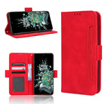 Custodia per telefono in pelle con slot per schede di consistenza al polpaccio, For Samsung Galaxy Z Fold4 5G, For HotPepper Serrano3, For OnePlus 10T 5G / Ace Pro 5G, For ZTE Avid 589 Z5158
