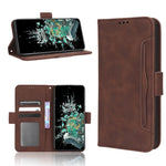 Custodia per telefono in pelle con slot per schede di consistenza al polpaccio, For Samsung Galaxy Z Fold4 5G, For HotPepper Serrano3, For OnePlus 10T 5G / Ace Pro 5G, For ZTE Avid 589 Z5158