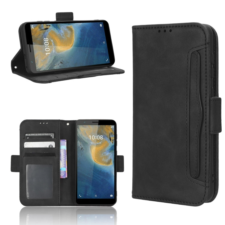 Custodia per telefono in pelle con slot per schede di consistenza al polpaccio, For Samsung Galaxy Z Fold4 5G, For HotPepper Serrano3, For OnePlus 10T 5G / Ace Pro 5G, For ZTE Avid 589 Z5158