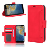 Custodia per telefono in pelle con slot per schede di consistenza al polpaccio, For Samsung Galaxy Z Fold4 5G, For HotPepper Serrano3, For OnePlus 10T 5G / Ace Pro 5G, For ZTE Avid 589 Z5158