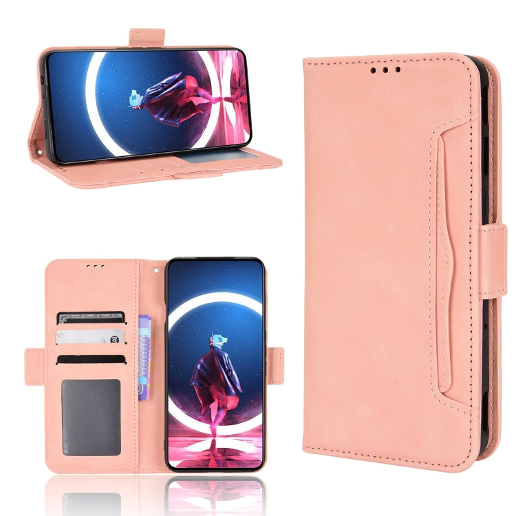 Custodia per telefono in pelle con slot per schede di consistenza al polpaccio, For ZTE Nubia Red Magic 7S Pro, For ZTE Nubia Z40S Pro, For ZTE Axon 40 Pro